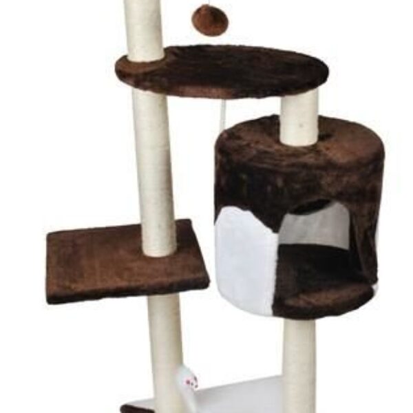 Játszóház macskáknak, kaparófával, 110 cm