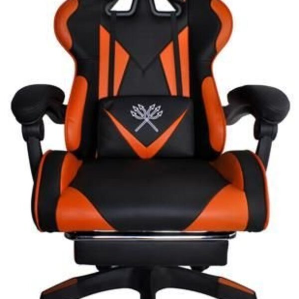 Malatec 9007 LED gamer szék, fekete-narancs