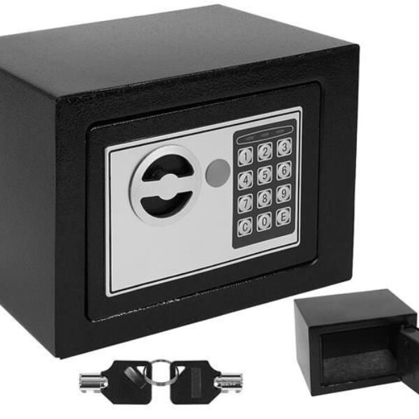 Digitális biztonsági széf, 17x22,8x17 cm