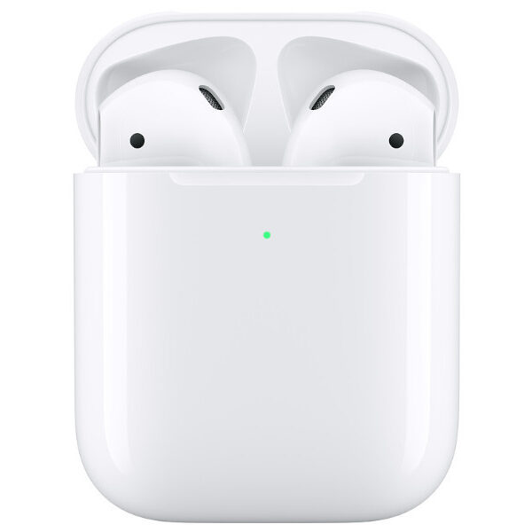 Apple AirPods 2019 fejhallgató vezeték nélküli töltő tokkal